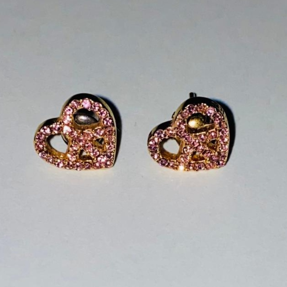 Juicy Couture Peace Heart Earrings